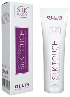 OLLIN Professional Silk Touch Безаммиачный осветляющий крем