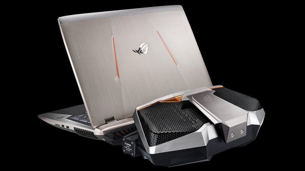 ASUS ROG GX800 – премиальный игровой ноутбук с внешней системой жидкостного охлаждения