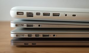 Количество доступных интерфейсов в ноутбуках и MacBook