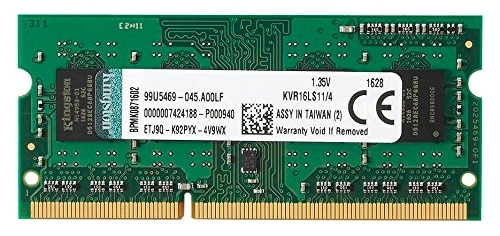 Kingston ValueRAM KVR16LS11/4 4GB DDR3L 1600MHz SODIMM 204-pin CL11