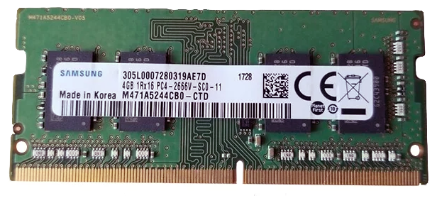 Samsung M471A5244CB0-CTD 4GB DDR4 2666MHz SODIMM 260-pin CL19