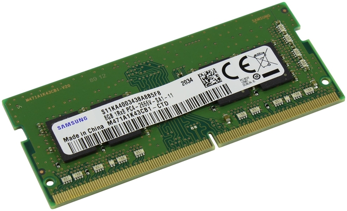 Samsung M471A1K43CB1-CTD 8GB DDR4 2666MHz SODIMM 260-pin CL19